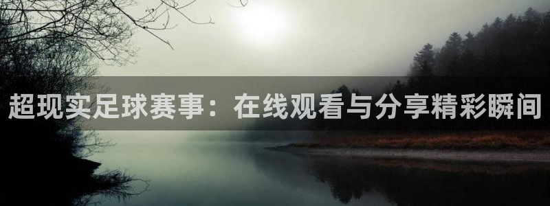 超现实足球赛事：在线观看与分享精彩瞬间