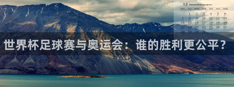 世界杯足球赛与奥运会：谁的胜利更公平？