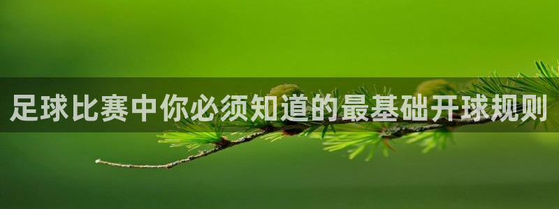 足球比赛中你必须知道的最基础开球规则