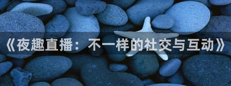 搜球吧直播nba：《夜趣直播：不一样的社交与互动》